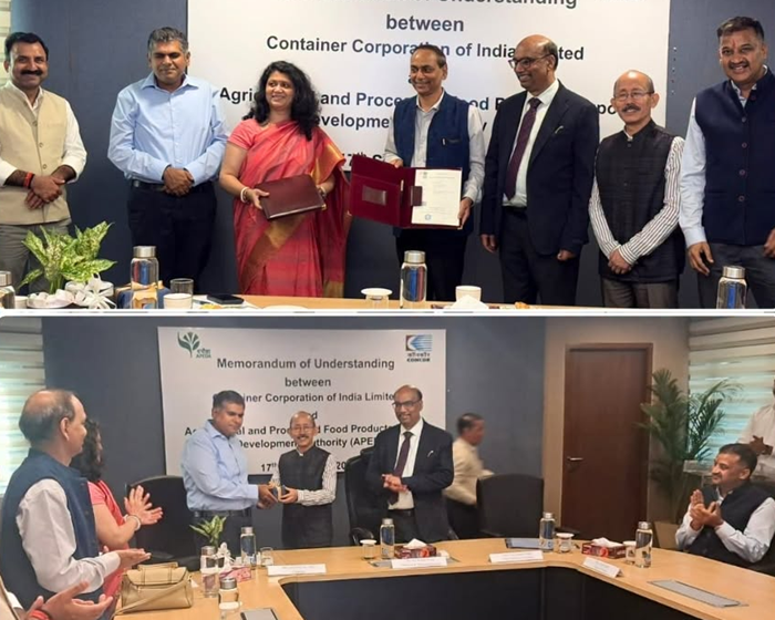 CONCOR signs MoU with APEDA